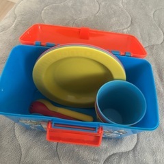 トゥイーティー　ランチボックス　食器セットの画像