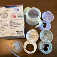 【Combi ラクマグ240ml／フタ3種類セット】の画像