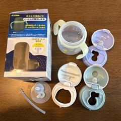 【Combi ラクマグ240ml／フタ3種類セット】の画像