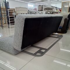 ★リユースのサカイ日立店★HJ8337  ソファベッド グレー H21-67×D110×W180 クリーニング済み の画像