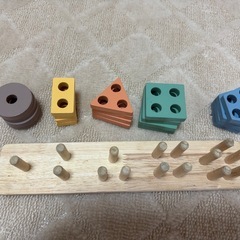 木材のパズルの画像