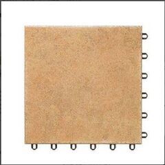 セキスイ　「クレガーレ」　バルコニー テラス デッキ タイル 床に　色：ＲＹ(ラステッィクイエロー)の画像