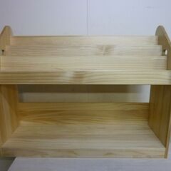 2-6　未使用/新品　絵本ラック  3段 幅90cm 高さ70cm おもちゃ 収納 シンプルデザイン 本棚 ナチュラルの画像