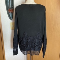 (ま)ラナン♡袖&裾レースニットの画像