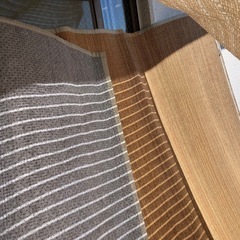 竹ラグ　正方形　185×185　　の画像