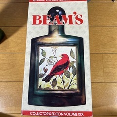 【BEAM】ケンタッキーバーボンウイスキーレッドバード陶器ボトル750mlの画像