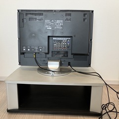 液晶テレビ 三菱電機REAL 20型 LCD-H20MX7 テレビ台付きの画像