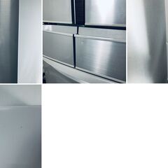 ID:rd24594 【自社配送エリア内限定】パナソニック Panasonic 冷蔵庫 ファミリー 中古 2017年製 6ドア 411L シャンパン ファン式 観音開き NR-F412V-N  【リユース品：状態B】【送料無料】【設置費用無料】の画像