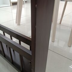 ★リユースのサカイ日立店★HJ8340 NITORI ダイニングセット ホワイト H70×D75×W92-120 クリーニング済み の画像