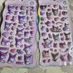 キティ　マイメロ　クロミ　スティッチ　シールの画像