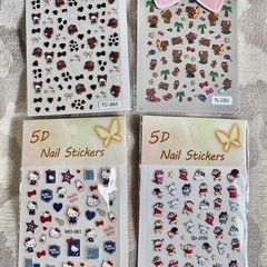 キティ　マイメロ　クロミ　スティッチ　シールの画像