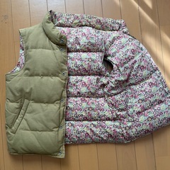 　ダウンベストリバティ柄　beams boy の画像