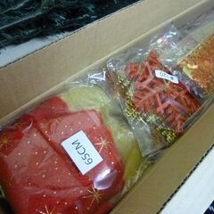 ※取引中/売約済***********未使用/新品　訳あり　アウトレット　[120cm] クリスマスツリーセット オーナメントセットの画像