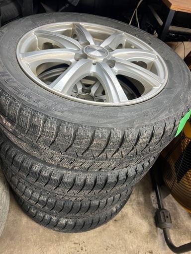 話中/155/65R14 スタッドレス　ホイール付き4本セット