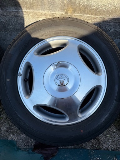 TOYOTA 20セルシオ後期 純正ホイール タイヤバリ溝