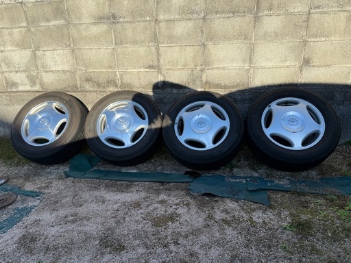 TOYOTA 20セルシオ後期 純正ホイール タイヤバリ溝