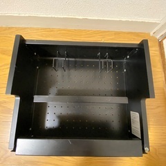 SANWA SUPPLY ケーブル&タップ収納ボックス ブラック CB-BOXS5BKの画像