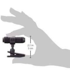 【YAZAWA】1LEDミニクリップライト「LKH01BK」の画像