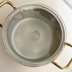 純銅製カレー&シチューポット　銅製鍋の画像