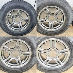 ジムニー　スタッドレスセット　JB23純正アルミ　JA11 JB64の画像
