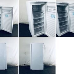 ID:rg221160 アクア AQUA 冷蔵庫 一人暮らし 中古 2023年製 1ドア 134L ホワイト 直冷式 冷凍庫（冷凍機能のみ） 右開き AQF-GS13M(W)  【リユース品：状態A】【送料無料】【設置費用無料】の画像