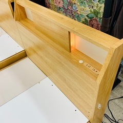 【ジモティー割引で最大15％OFF⭐️】ニトリ シングルベッドフレーム 照明付きの画像