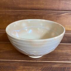 【愛品倶楽部柏店】茶道　朝日焼　鹿背茶碗　15代松林豊斎　箱有り