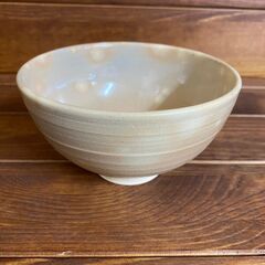 【愛品倶楽部柏店】茶道　朝日焼　鹿背茶碗　15代松林豊斎　箱有りの画像