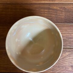 【愛品倶楽部柏店】茶道　朝日焼　鹿背茶碗　15代松林豊斎　箱有りの画像