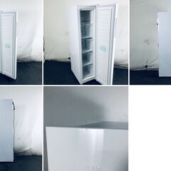 ID:rg221161 アクア AQUA 冷蔵庫 一人暮らし 中古 2022年製 1ドア 105L ホワイト 直冷式 冷凍庫（冷凍機能のみ） 右開き AQF-SF11M(W)  【リユース品：状態B】【送料無料】【設置費用無料】の画像