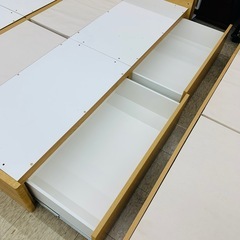 【ジモティー割引で最大15％OFF⭐️】ニトリ シングルベッドフレーム 収納引き出し付きの画像