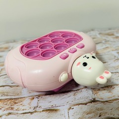 【ジャンク品】プッシュポップゲーム機（電動ポチポチおもちゃ）うさぎの画像