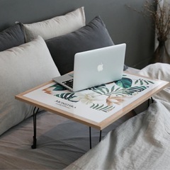 【配送相談可】飾っても使える、折りたたみテーブル モンステラの画像