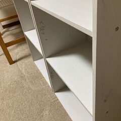 3段カラーボックス（白）ｘ4の画像