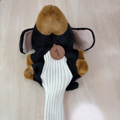 ゴルフ　ヘッドカバー　ダックスフントの画像