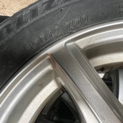 話中/155/65R14 スタッドレス　ホイール付き4本セットの画像