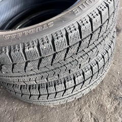 【冬タイヤ2本セット】BRIDGESTONE BLIZZAK VRX 155/65R14 2019年41週目製 溝7.5〜8割 冬タイヤ スタッドレスタイヤ 2本セット 中古の画像