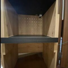 レンジ台　棚 ラック 収納　高さ調節可97.3cm-127cmの画像