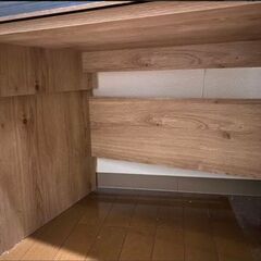 レンジ台　棚 ラック 収納　高さ調節可97.3cm-127cmの画像