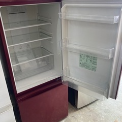 アクア　AQR-18G-R 2ドア冷蔵庫 ルージュ  リサイクルショップ宮崎屋　住吉店25.11.19の画像