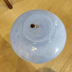 Demain ドマン 花瓶 フラワーベース 大きめ 置物 オブジェ ガラス イタリア製　/UJ-1382 2Fの画像