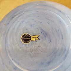 Demain ドマン 花瓶 フラワーベース 大きめ 置物 オブジェ ガラス イタリア製　/UJ-1382 2Fの画像