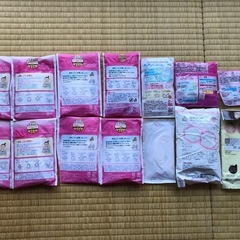 母乳パッド+ガーゼハンカチ+吸水ナプキンの画像