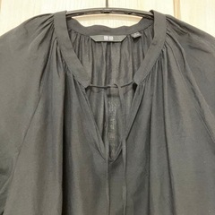 未使用　ユニクロ ティアードミニワンピースの画像