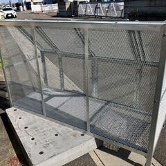 業務用　ゴミステーション　メッシュ　収集庫　ダストボックス　大型　ゴミ箱　亜鉛メッキ　金網　ジャンボメッシュ　美品　愛知県 一宮市 名古屋 稲沢 江南 岩倉 岐阜 羽島 各務ヶ原 三重 愛知 グッドプライス一宮の画像