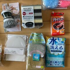 スポンジ、金たわし、ブラシ　まとめ売りの画像