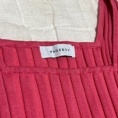 スクエアネックリブタンクの画像