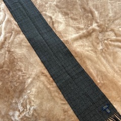 ポロ ラルフ ローレンPOLO RALPH LAURENマフラー ストール ショール スカーフブラック黒色グレーグレイ灰色ストライプチェックウール縦161横24.5イタリア製メンズmen’s男性用紳士レディース女性用婦人ウィメンズwomenユニセックス男女兼用の画像
