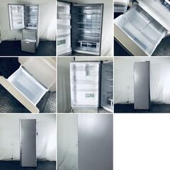 ID:rg221228 【自社配送エリア内限定】日立 HITACHI 冷蔵庫 ファミリー 中古 2016年製 3ドア 365L ライトブラウン ファン式 左開き R-K370FVL(T)  【リユース品：状態B】【送料無料】【設置費用無料】の画像