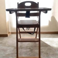KATOJI カトージ　木製ハイチェア　ラルタン　テーブル　折り畳みの画像